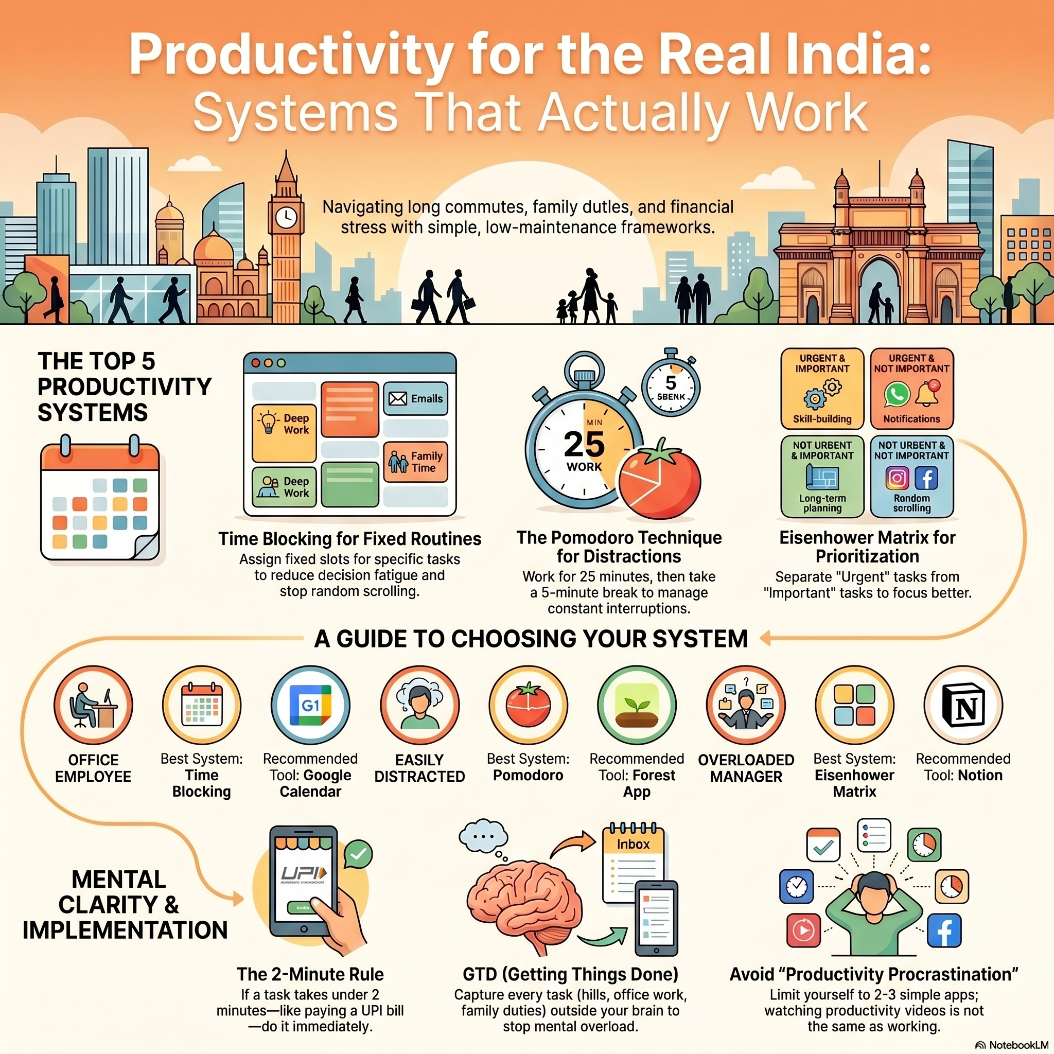 Best Productivity Systems for Working Indians: Simple Methods That ...